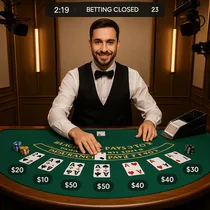 BoomsBet - Live Blackjack by Evolution Gaming - Real Dealers